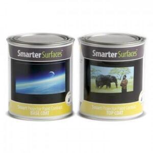 Smart projekcijska barva in smart projekcijska barva kontrastna slika dveh pločevink