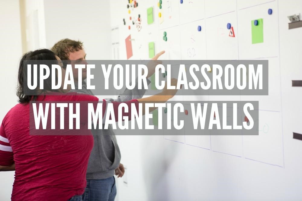 Naslovna slika, posodobite vaše stene z magnetnimi površinami.