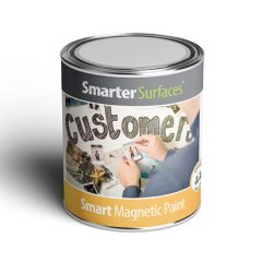 Praktični primer Smart magnetna barva pločevinka.